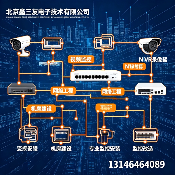 北京弱电施工｜网络布线机房建设｜企业网络工程服务｜鑫三友